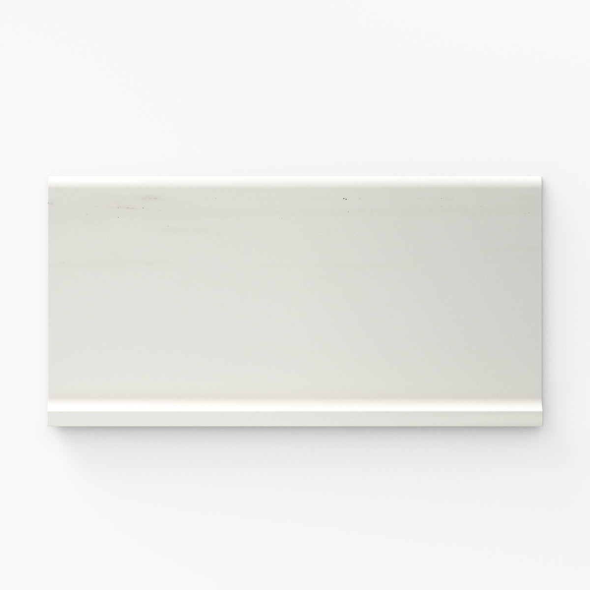 Chantel 6 x 12 Matte Porcelain Cove Base Tile in Dolomite