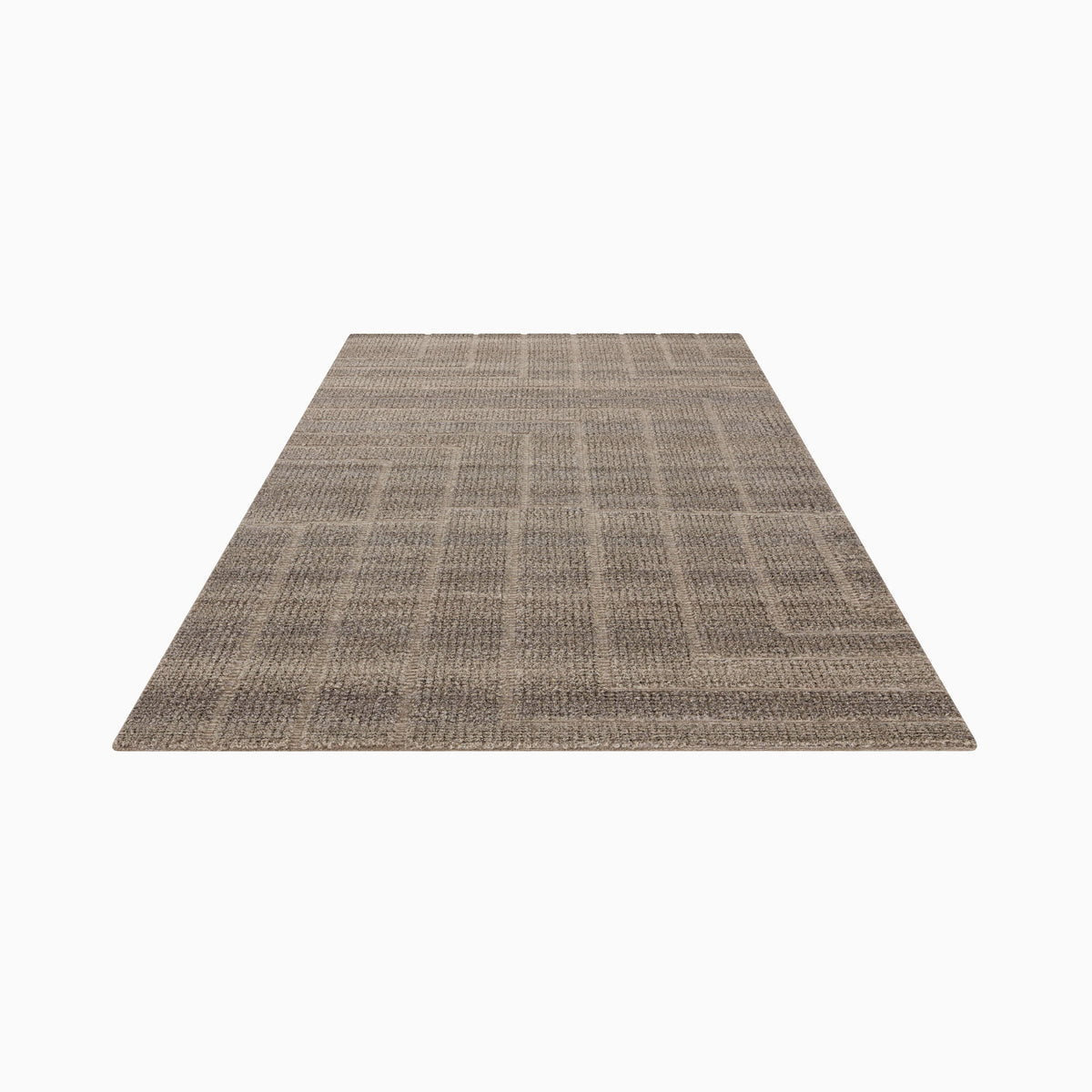 Linton Wool Blend Hand Loomed Rug in Bark, 2'0" x 3'0"