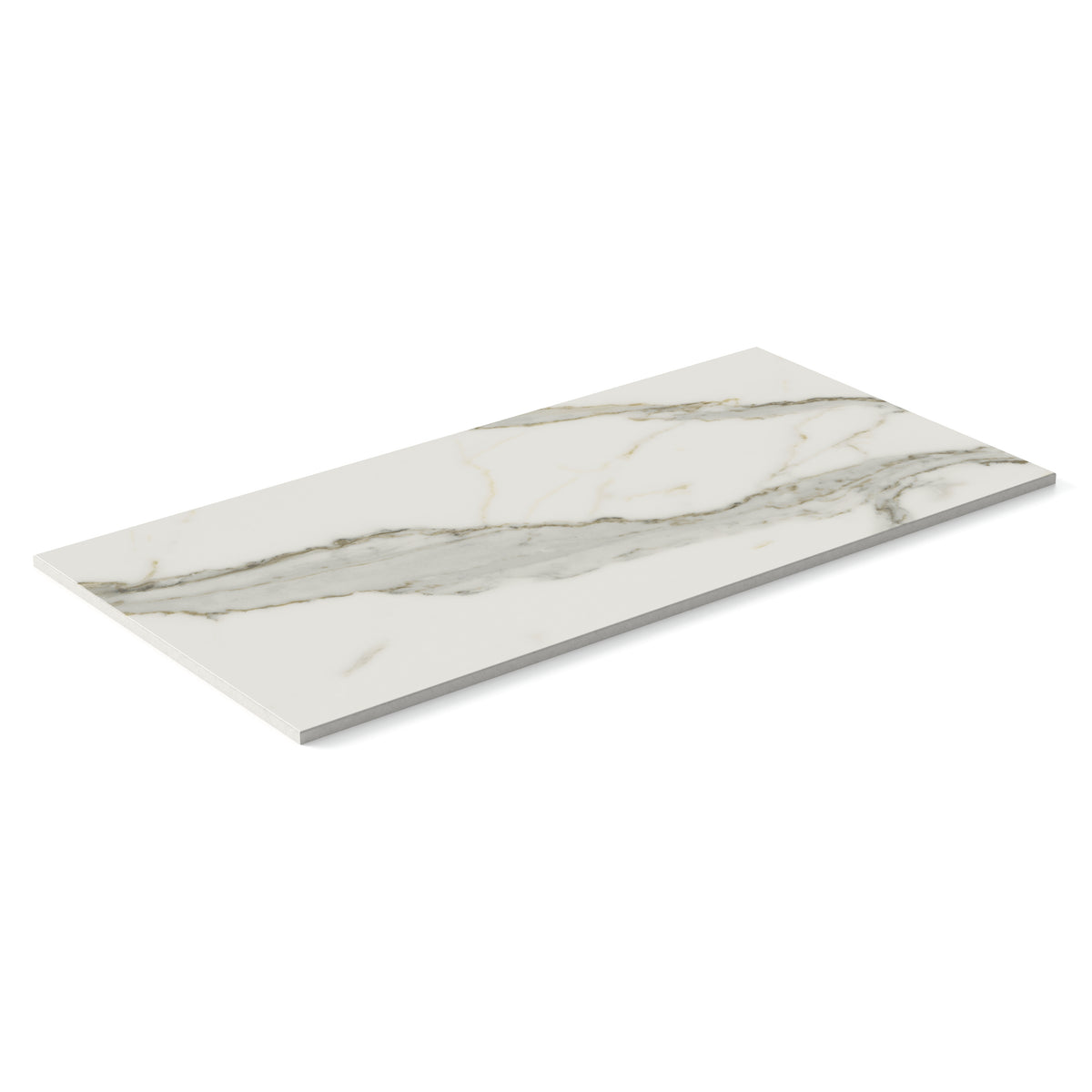 Aniston 12 x 24 Matte Porcelain Tile in Calacatta Top