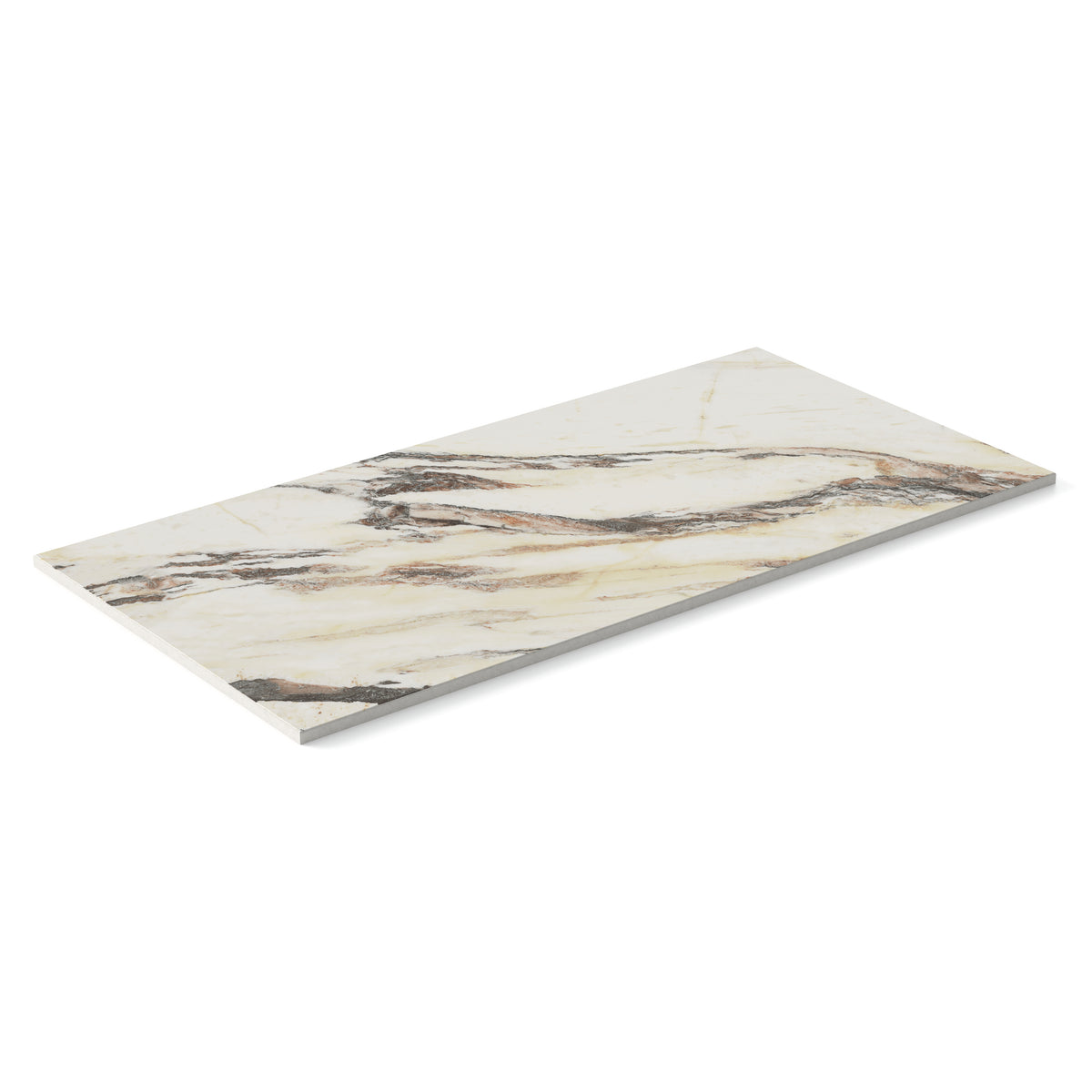 Aniston 12 x 24 Matte Porcelain Tile in Calacatta Viola