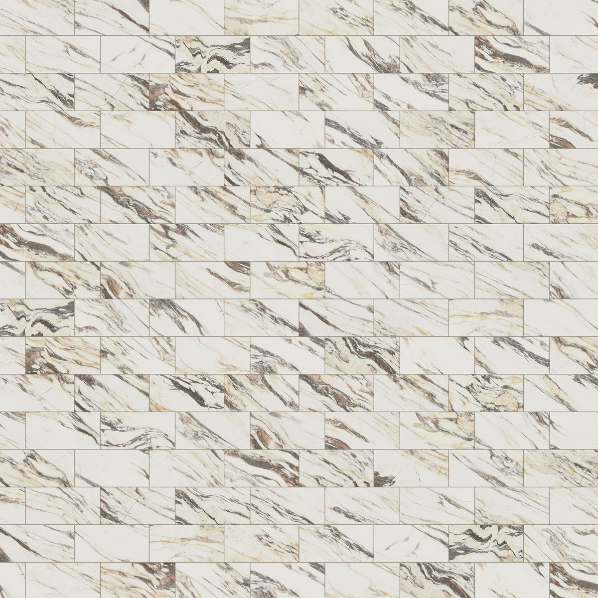 Aniston 12 x 24 Matte Porcelain Tile in Calacatta Viola