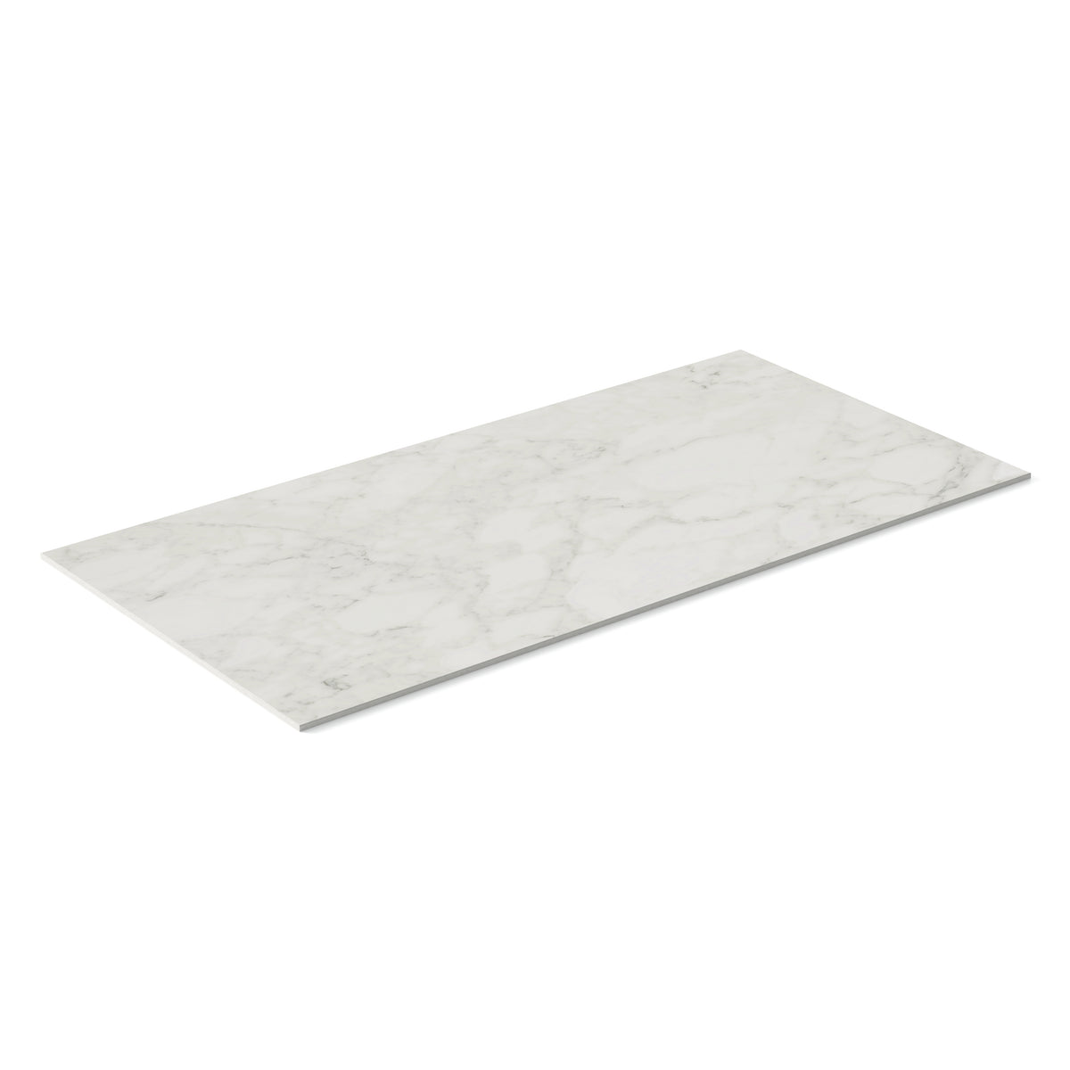 Aniston 24 x 48 Matte Porcelain Tile in Carrara Bianco
