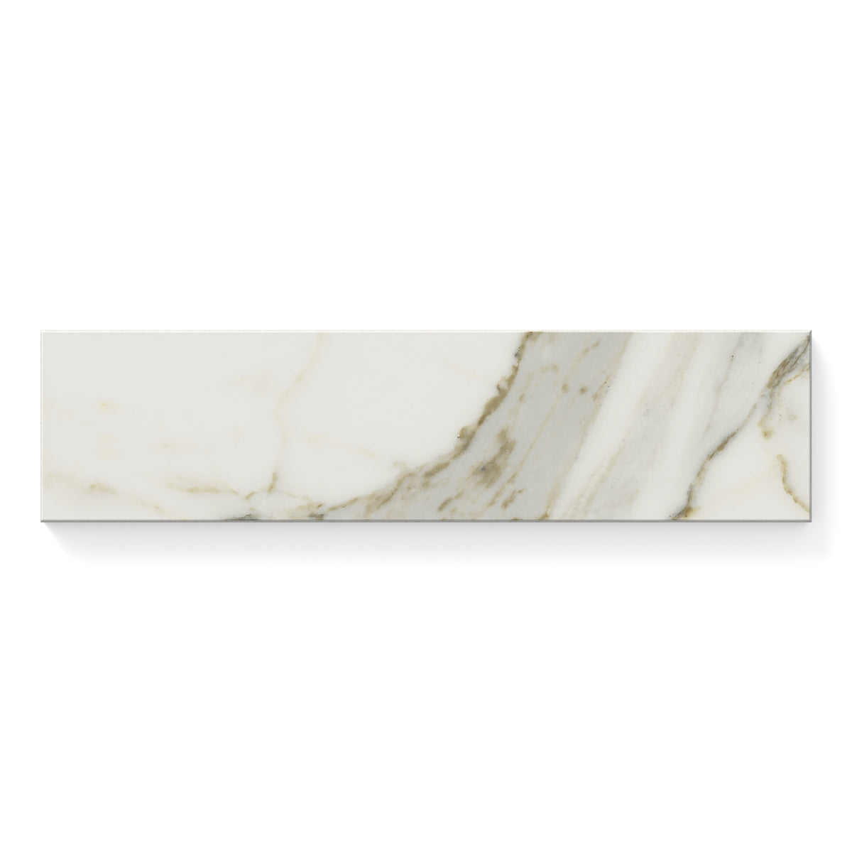 Aniston 3 x 12 Polished Porcelain Tile in Calacatta Top