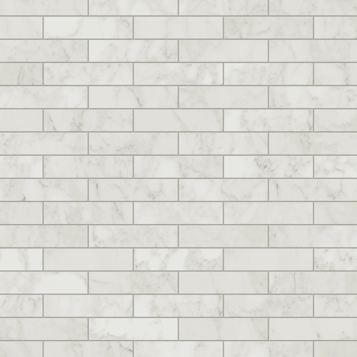 Aniston 3 x 12 Polished Porcelain Tile in Carrara Bianco
