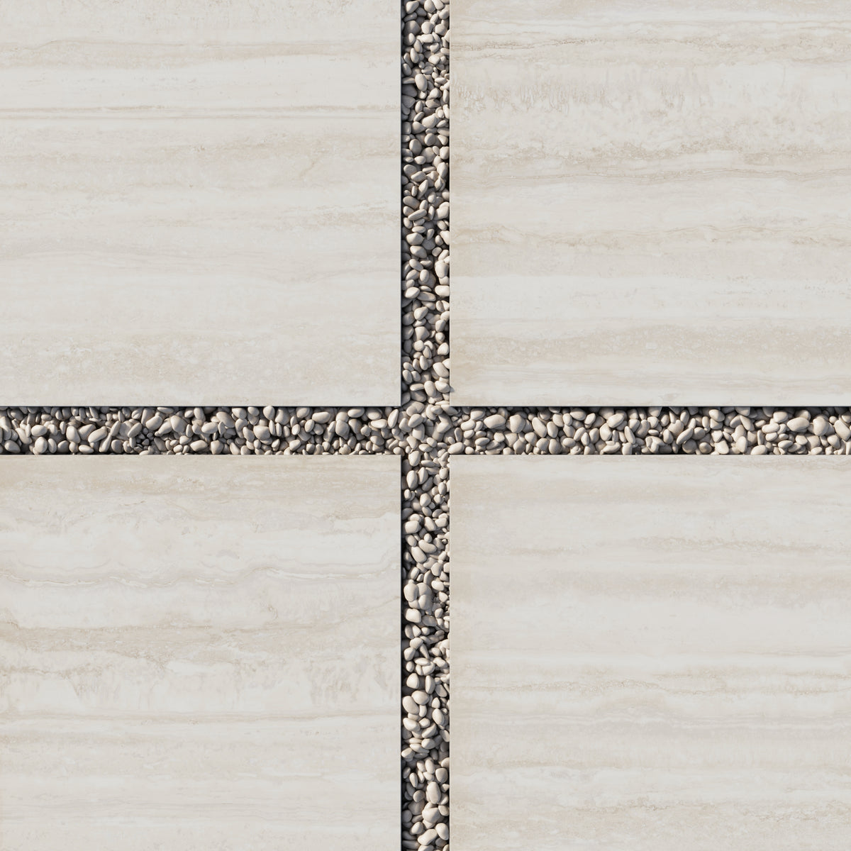 Wren 24 x 24 Grip Porcelain 2cm Paver Tile in Oat