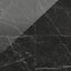 Leona 24x24 polished porcelain tile in Nero Marquina, showcasing a deep black surface with dramatic white veining.