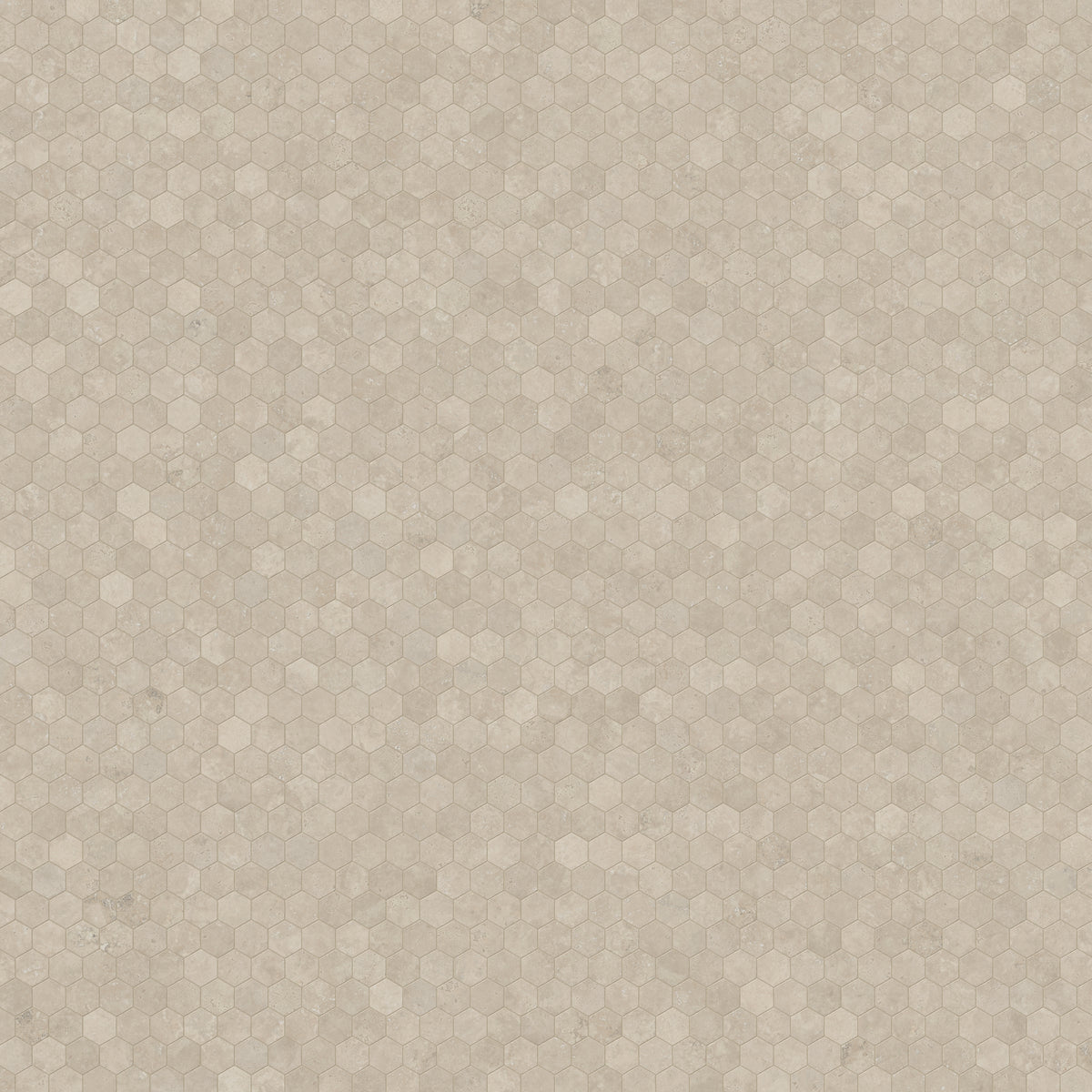 Leona 3 x 3 Polished Porcelain Hexagon Mosaic Tile in Marfil