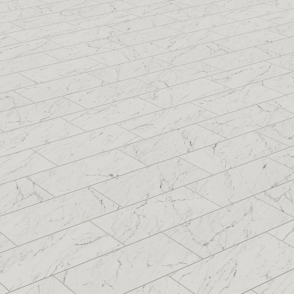 Blair 12 x 24 Matte Porcelain Tile in White Carrara