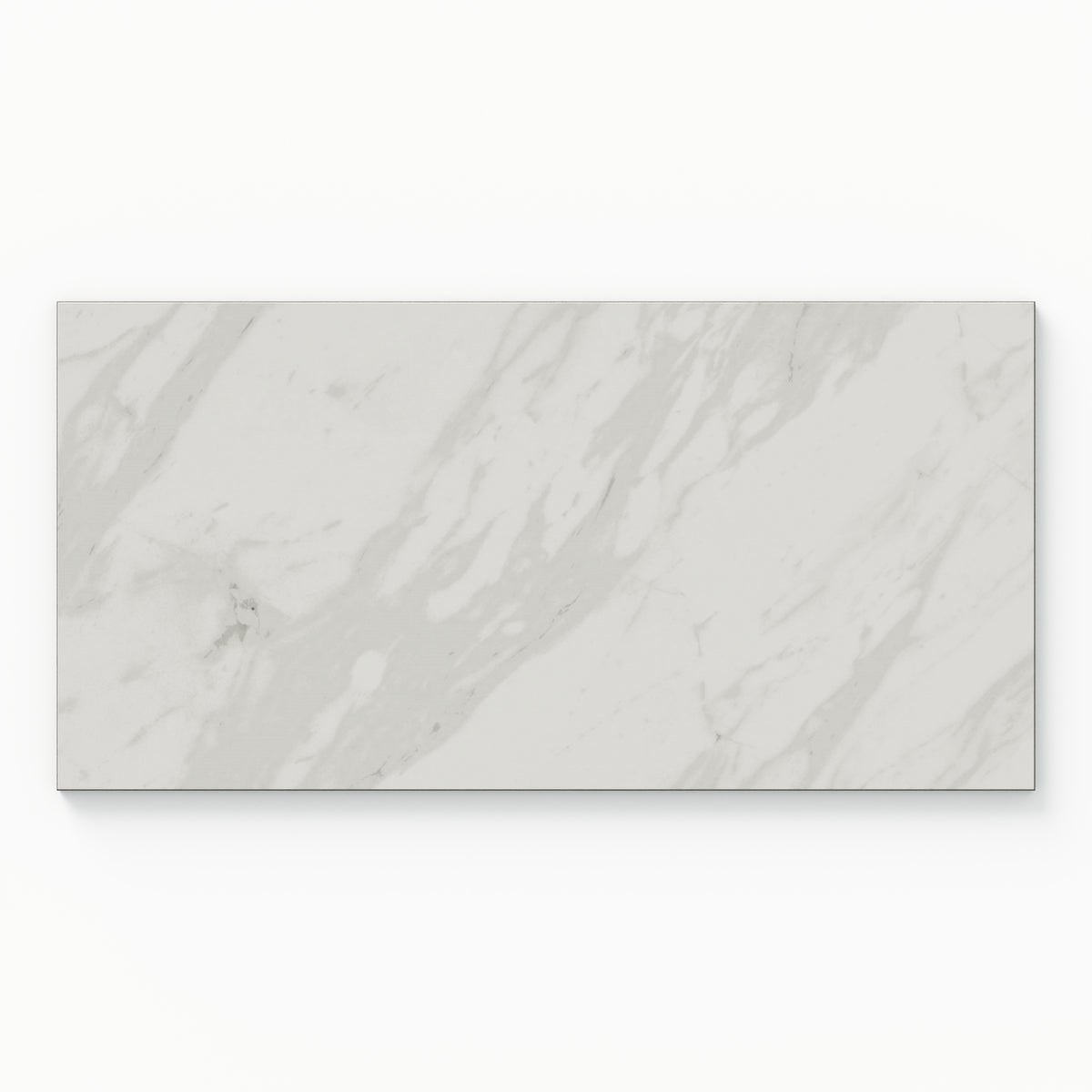 Blair 12 x 24 Polished Porcelain Tile in Volakas White