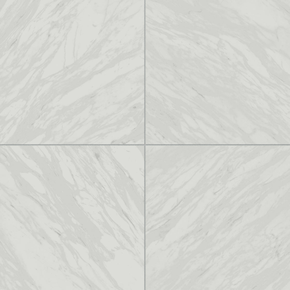 Blair 24 x 24 Matte Porcelain Tile in Volakas White