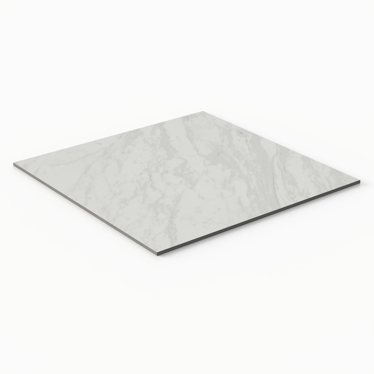 Blair 24 x 24 Matte Porcelain Tile in Volakas White