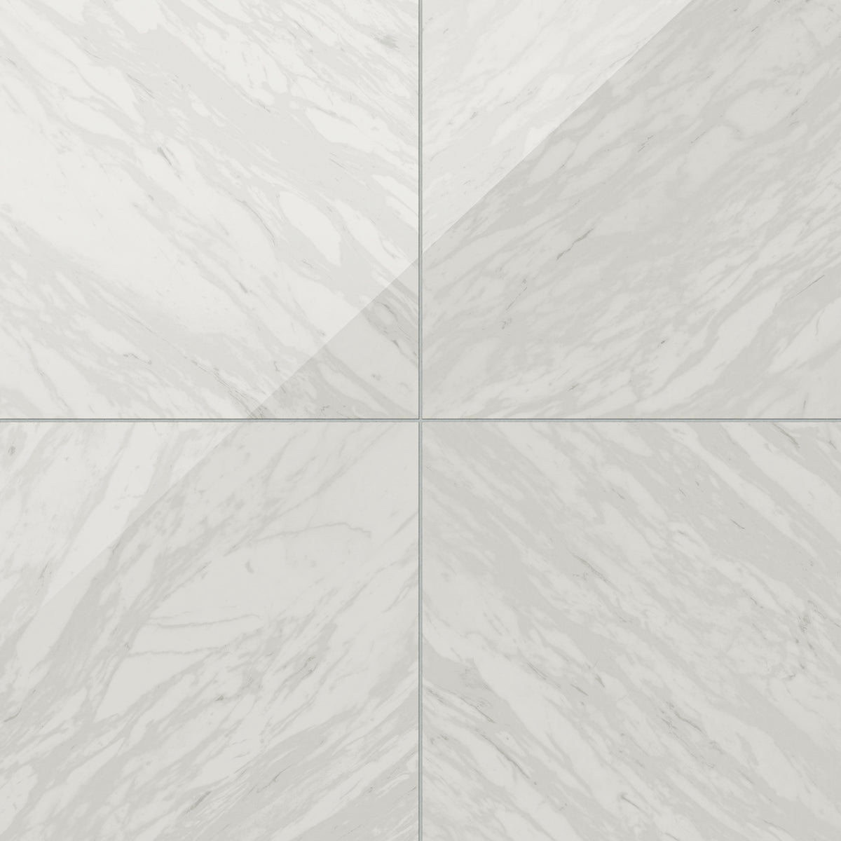 Blair 24 x 24 Polished Porcelain Tile in Volakas White