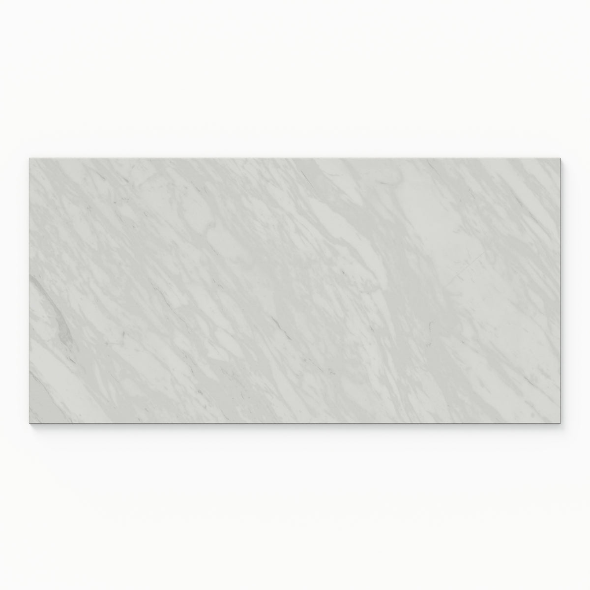 Blair 24 x 48 Matte Porcelain Tile in Volakas White