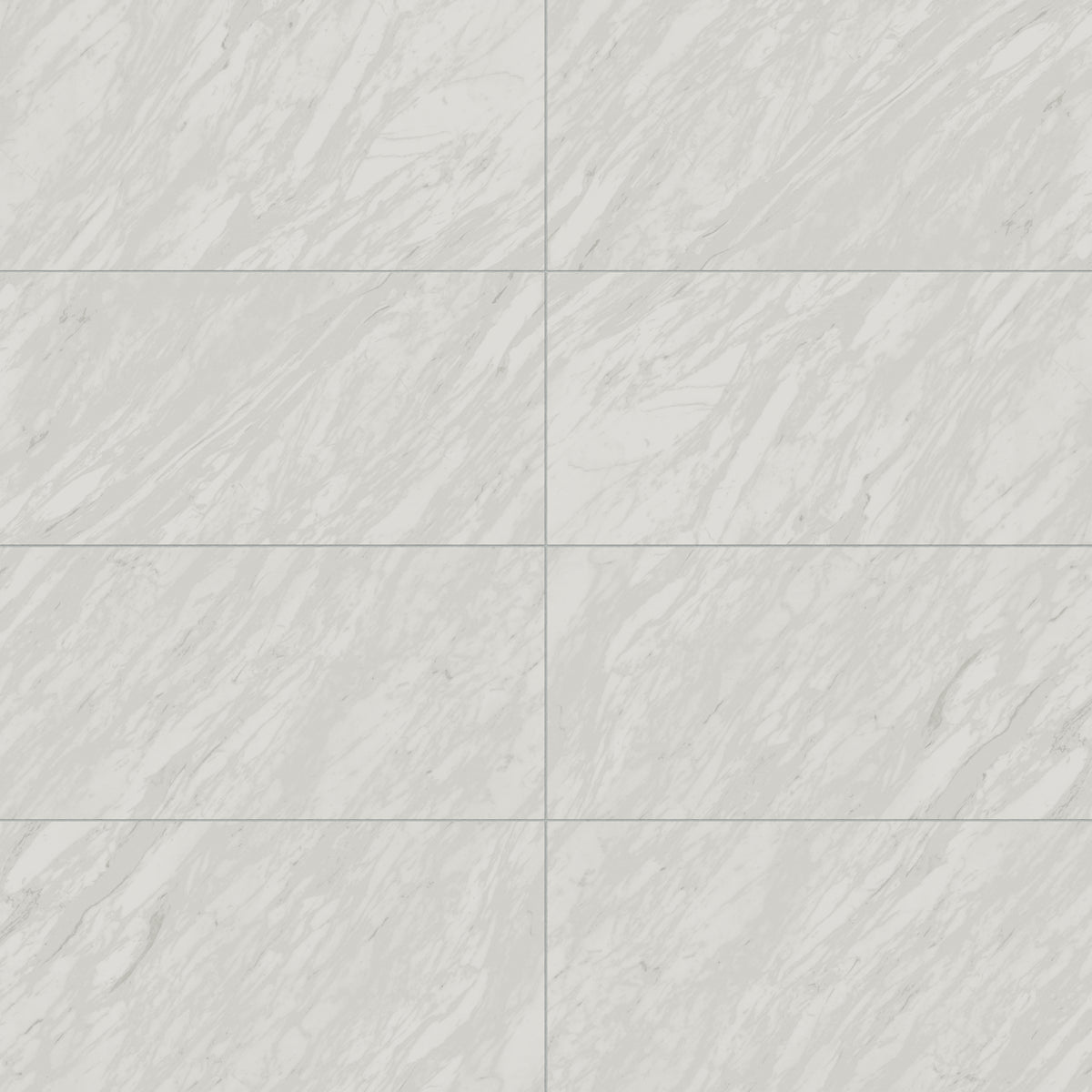 Blair 24 x 48 Polished Porcelain Tile in Volakas White