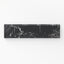 Blair 3 x 12 Polished Porcelain Bullnose Tile in Marmo Black