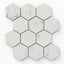 Blair 3 x 3 Matte Porcelain Hexagon Mosaic Tile in White Carrara