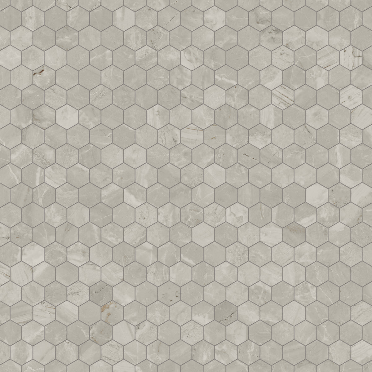 Blair 3 x 3 Matte Porcelain Hexagon Mosaic Tile in Oniciata Beige