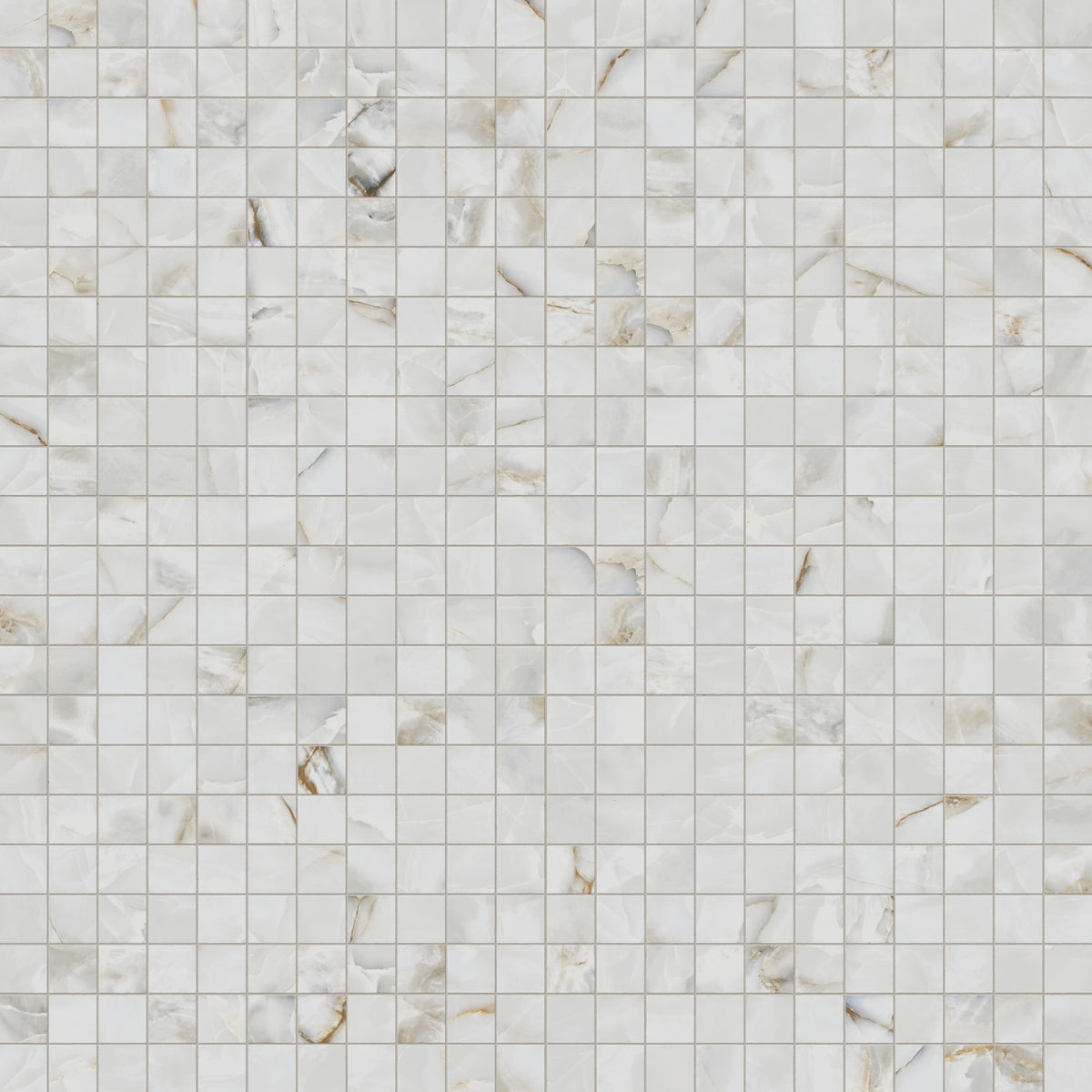 Astrid 2 x 2 Polished Porcelain Mosaic Tile in Pearl
