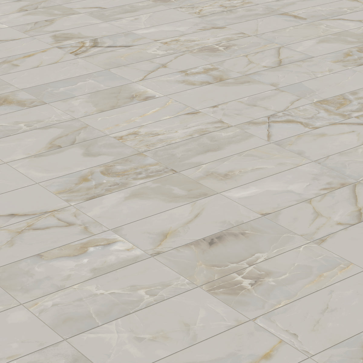 Astrid 12 x 24 Matte Porcelain Tile in Oyster