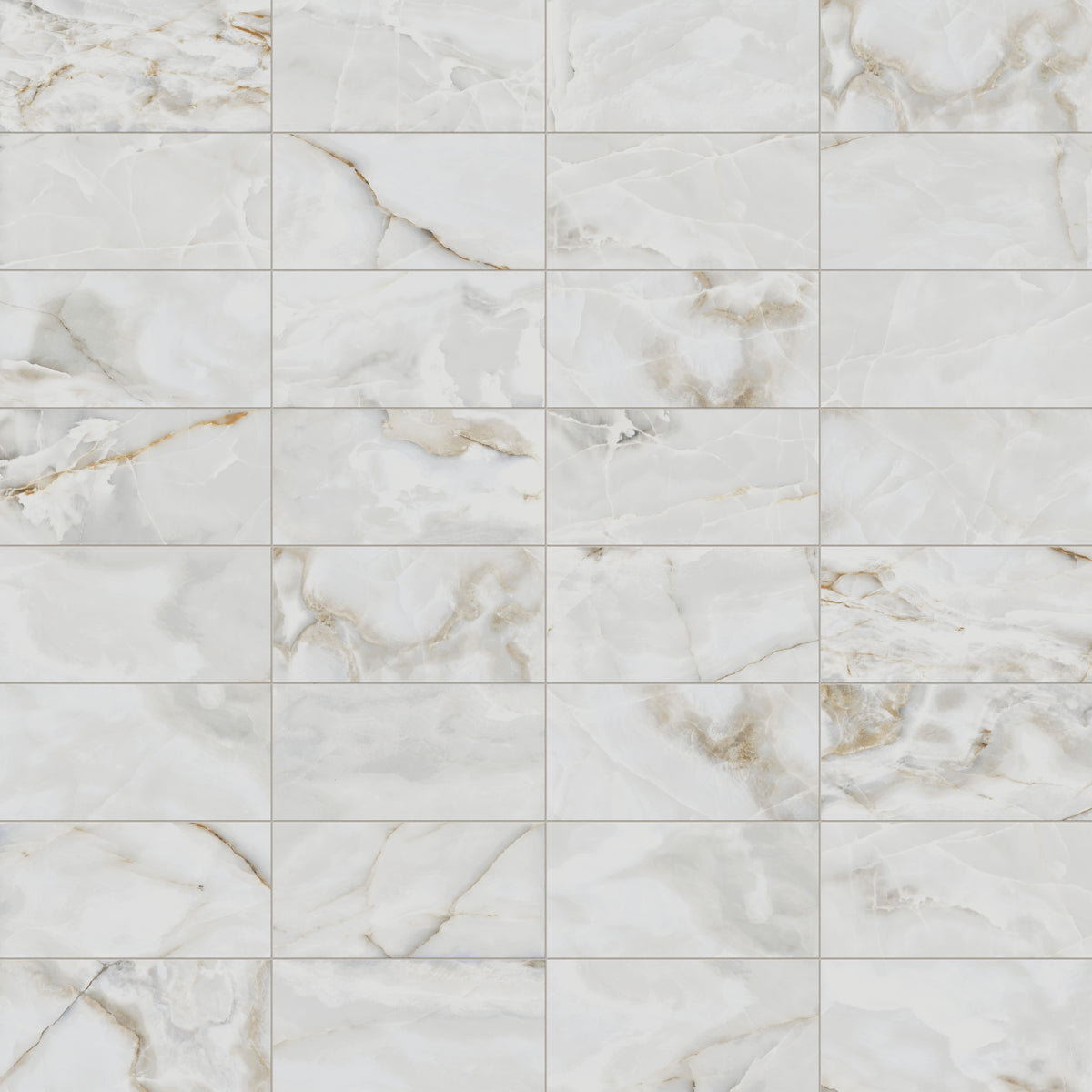 Astrid 12 x 24 Polished Porcelain Tile in Pearl