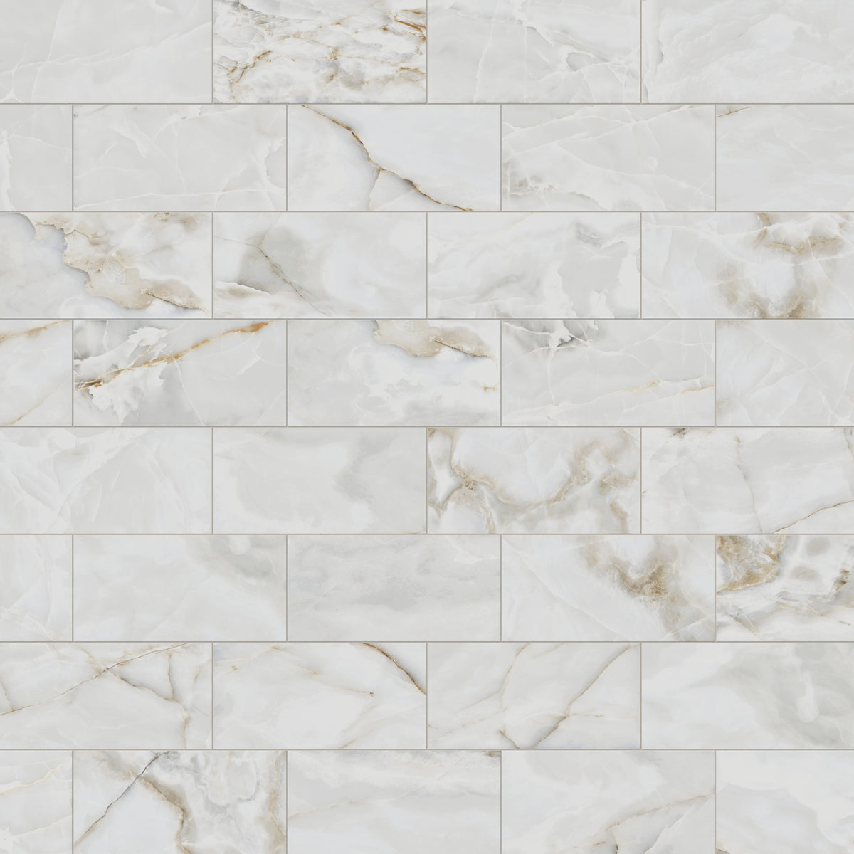 Astrid 12 x 24 Polished Porcelain Tile in Pearl