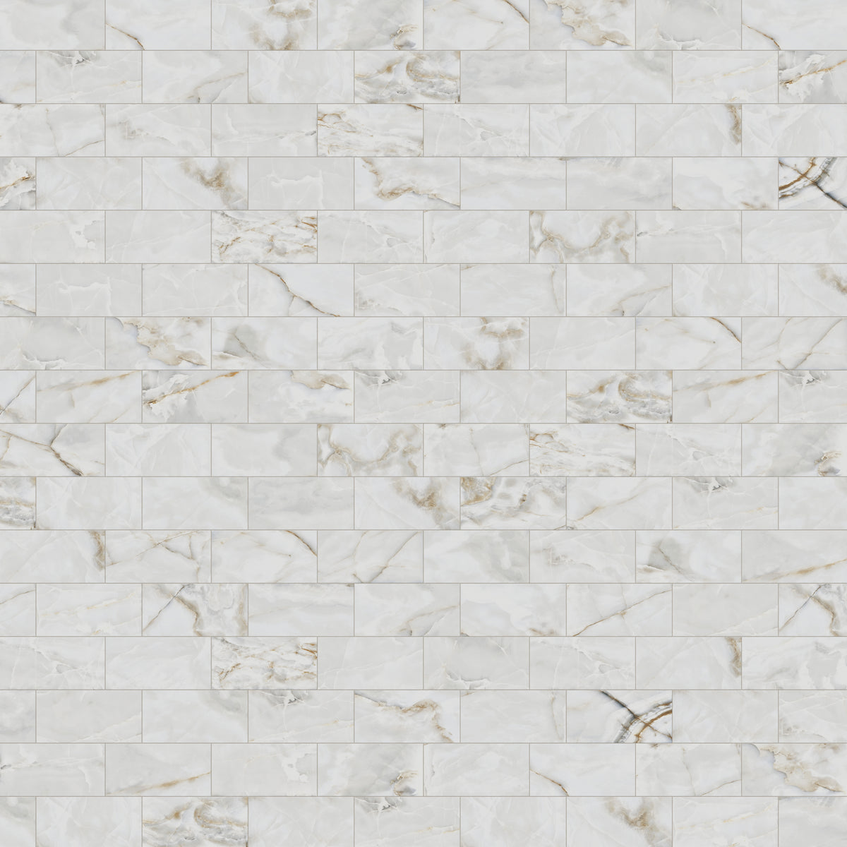 Astrid 12 x 24 Polished Porcelain Tile in Pearl