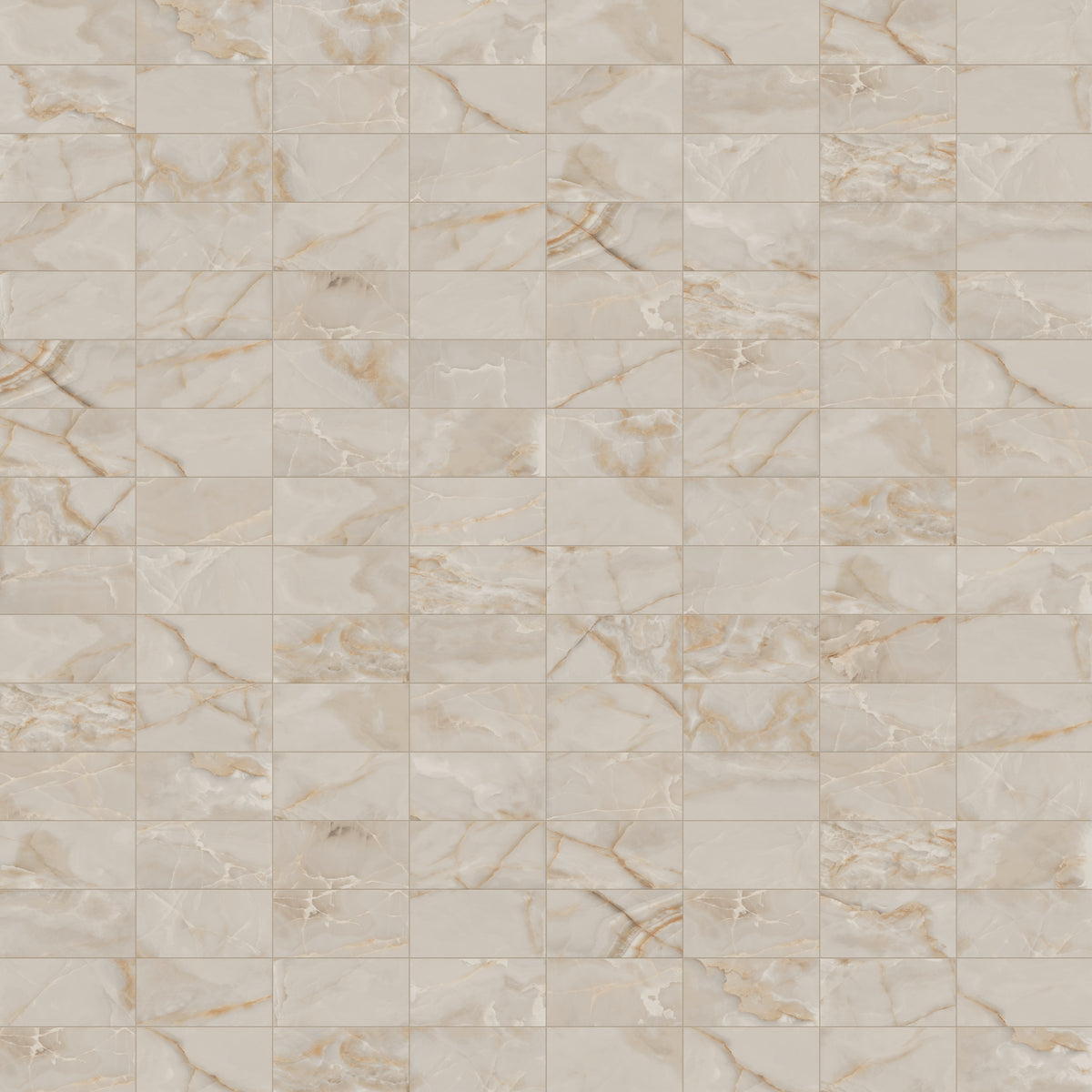 Astrid 12 x 24 Polished Porcelain Tile in Beige