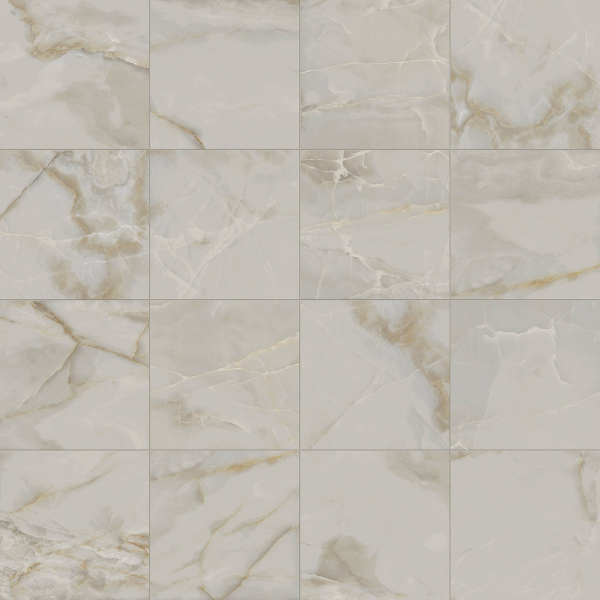 Astrid 24 x 24 Polished Porcelain Tile in Oyster