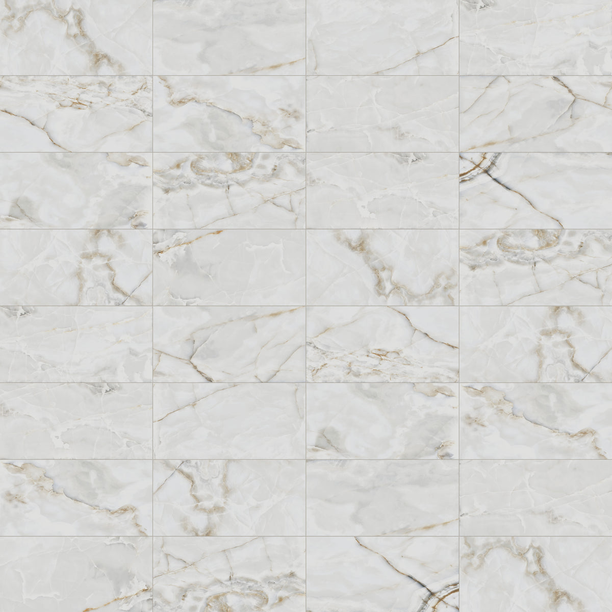 Astrid 24 x 48 Polished Porcelain Tile in Pearl