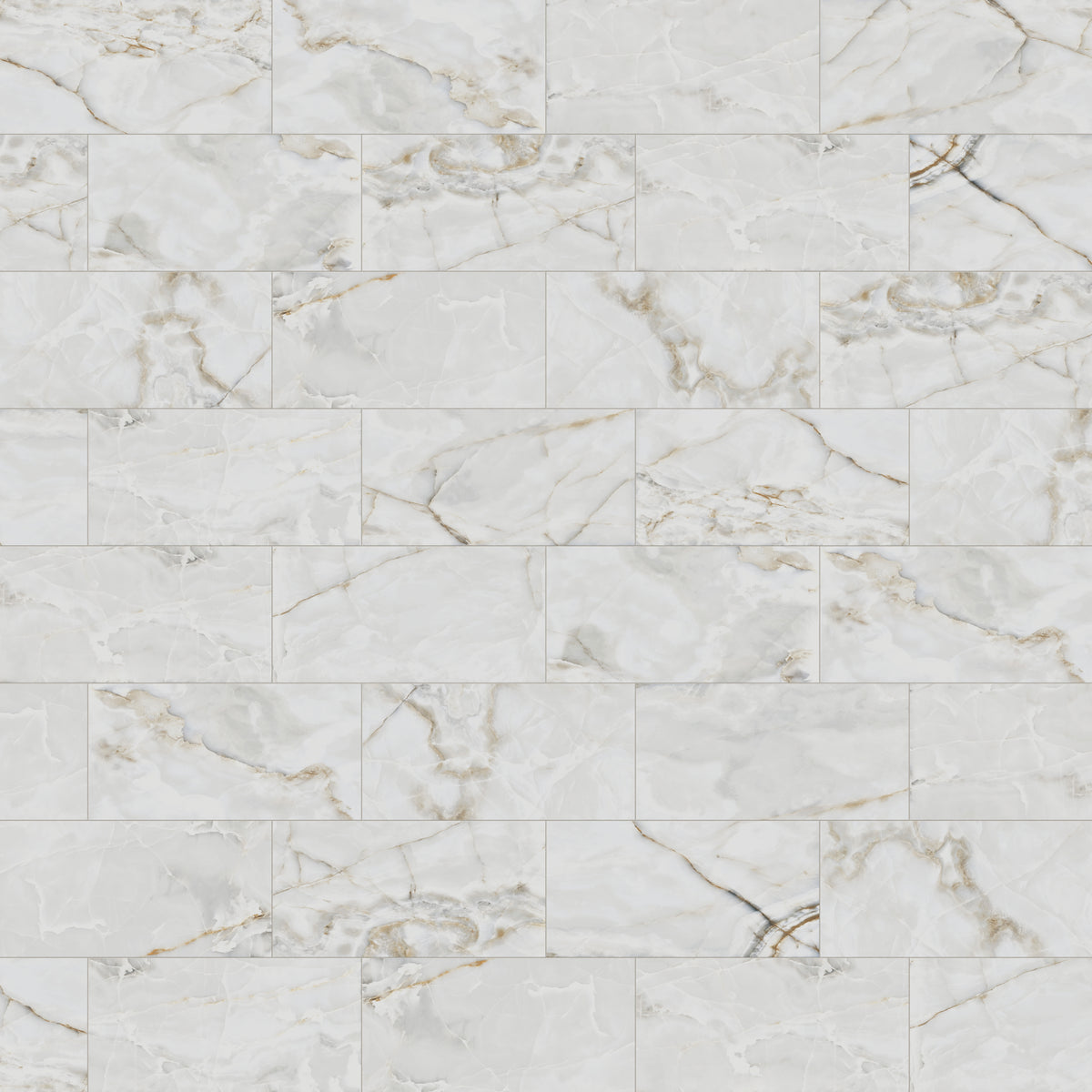 Astrid 24 x 48 Polished Porcelain Tile in Pearl