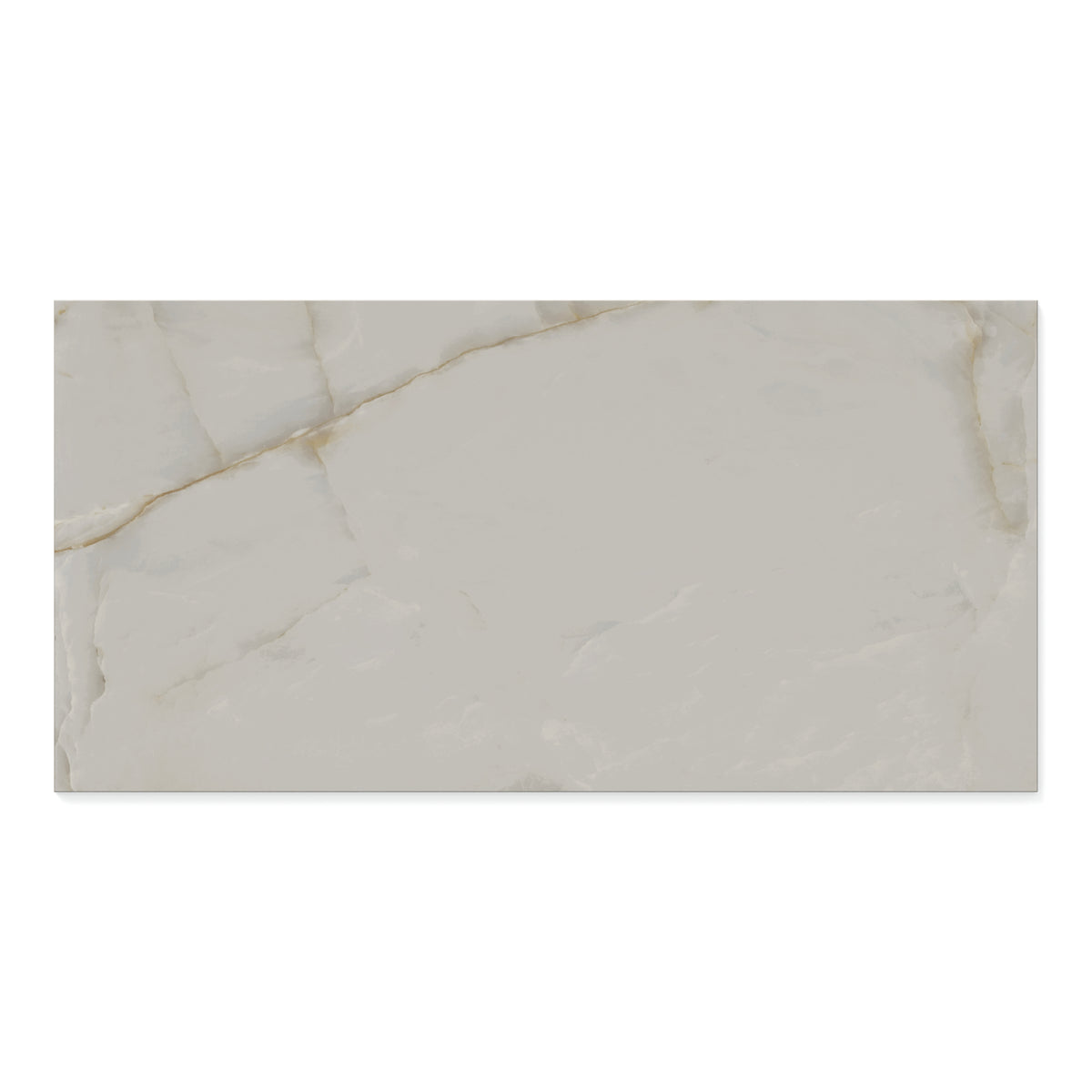 Astrid 24 x 48 Polished Porcelain Tile in Oyster
