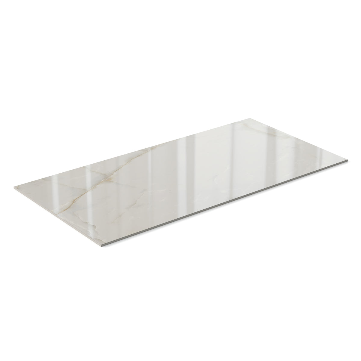 Astrid 24 x 48 Polished Porcelain Tile in Oyster