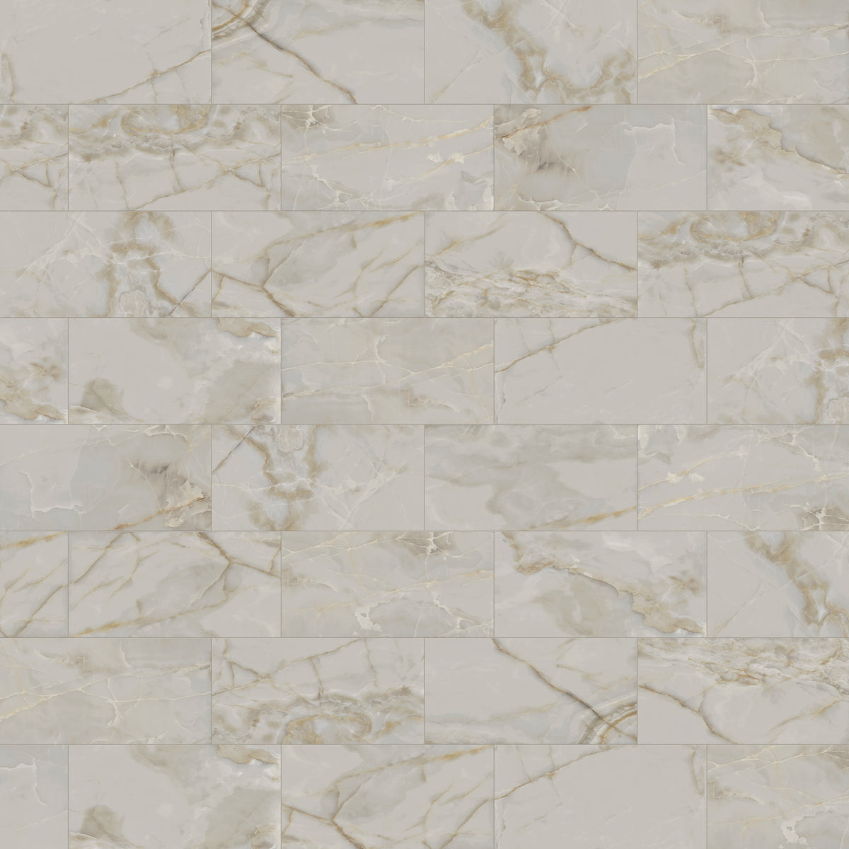 Astrid 24 x 48 Polished Porcelain Tile in Oyster