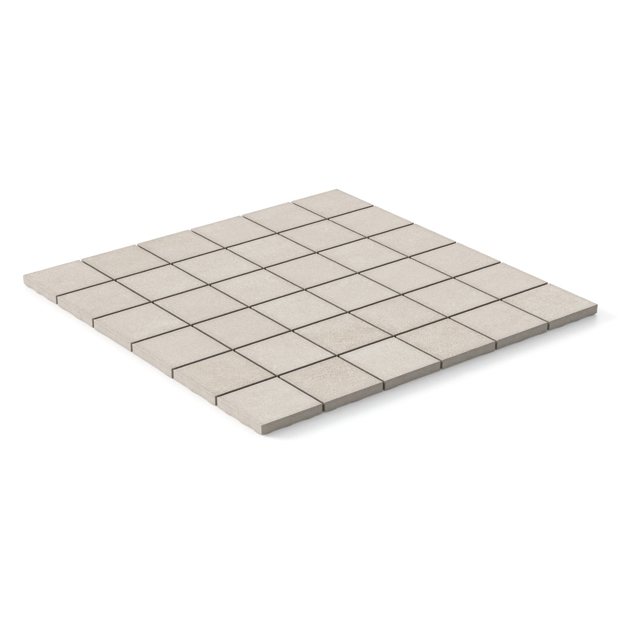 Wyatt 2 x 2 Matte Porcelain Mosaic Tile in Ivory