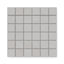 Subtle fog-toned 2x2 mosaic tiles in a matte finish, offering a refined blend of soft grays perfect for modern and minimalist spaces.