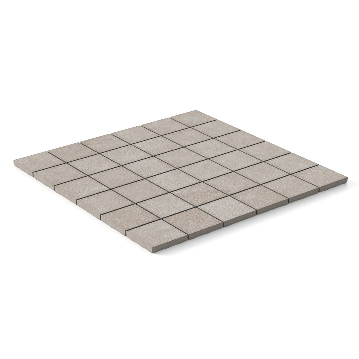 Wyatt 2 x 2 Matte Porcelain Mosaic Tile in Sand