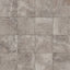 Porcelain tile in a 12x12 format with a matte finish, featuring a taupe stone-like texture enhanced by intricate veining for timeless elegance. 