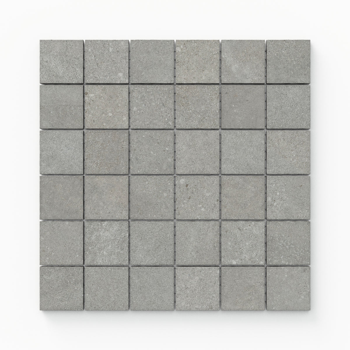 Shea 2 x 2 Matte Porcelain Mosaic Tile in Stone