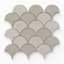 Shea 13.7 x 14.5 Matte Porcelain Wave Mosaic Tile in Warm Blend