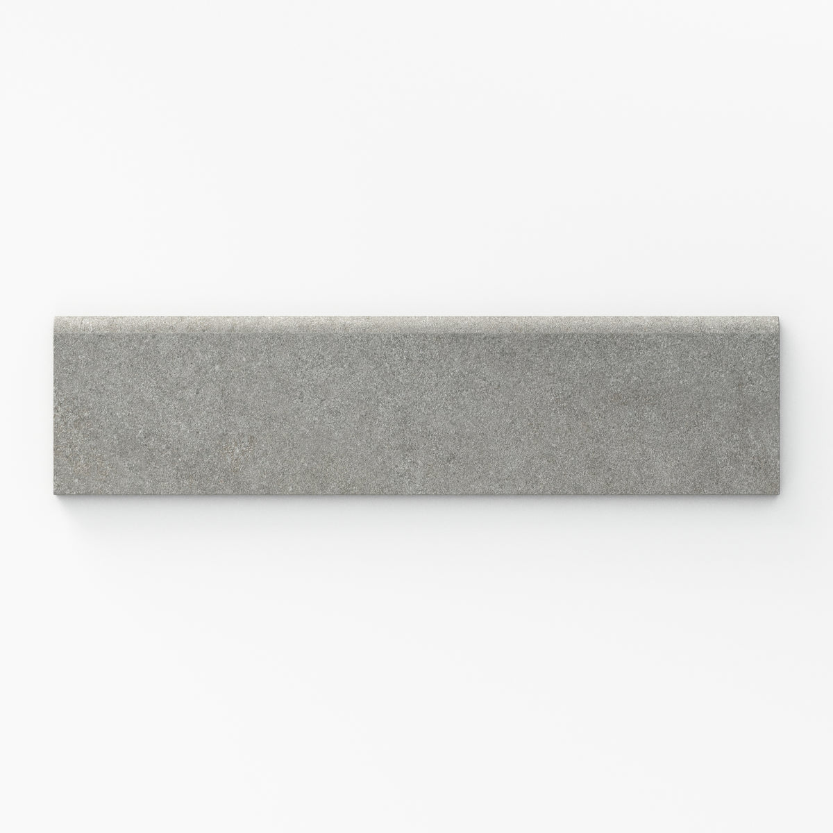 Shea 3 x 12 Matte Porcelain Bullnose Tile in Stone