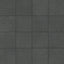 Palmer 12x12 raw porcelain tile in nero, featuring a deep black textured finish perfect for bold and dramatic interiors.