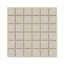 Palmer 2x2 matte porcelain mosaic tile in natural beige, showcasing a warm tone and grid-like pattern ideal for versatile designs.