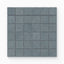Palmer 2x2 matte porcelain mosaic tile in blue, showcasing a textured surface and deep blue-gray tones, ideal for contemporary or coastal designs.