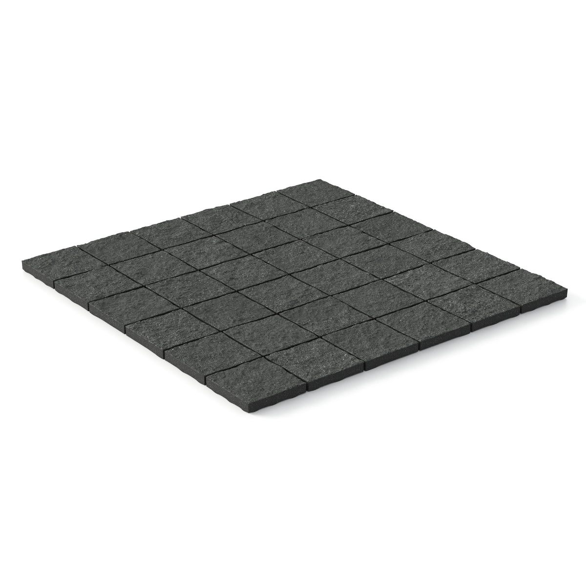 Palmer 2 x 2 Raw Porcelain Mosaic Tile in Nero