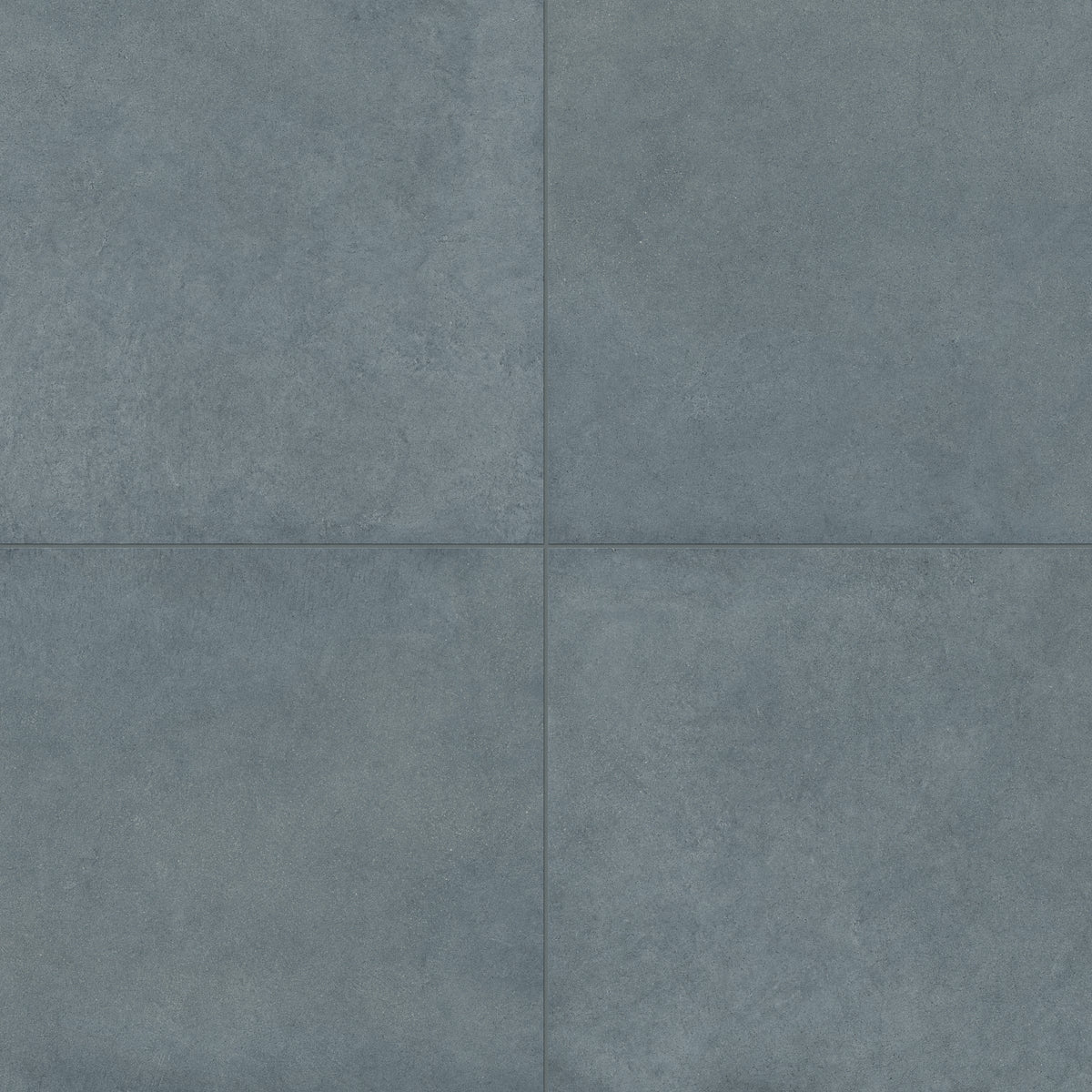 Palmer 24x24 matte porcelain tile in blue, offering a rich and serene tone ideal for modern and tranquil interiors.