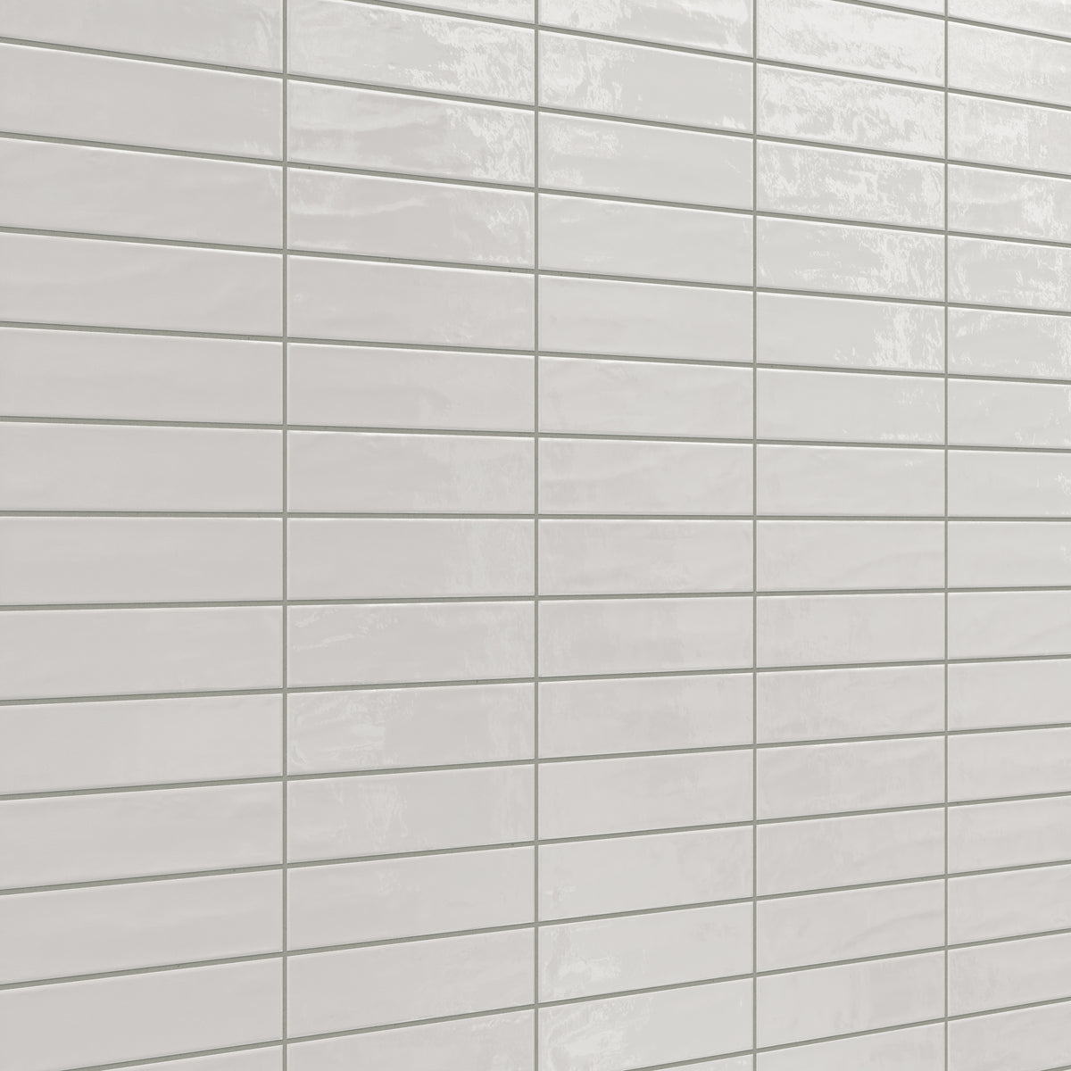 Palmer 3 x 12 Glossy Porcelain Tile in Bianco