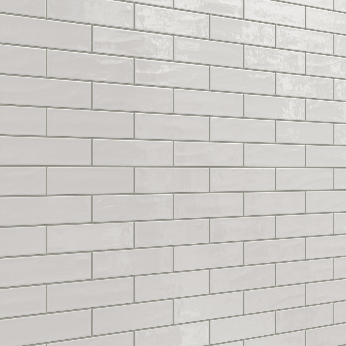 Palmer 3 x 12 Glossy Porcelain Tile in Bianco
