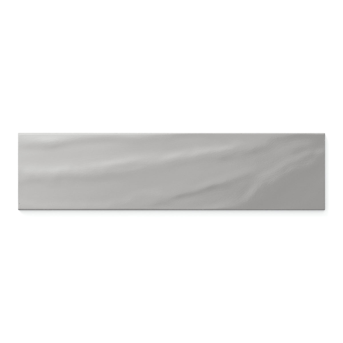 Palmer 6 x 24 Glossy Porcelain Tile in Grey