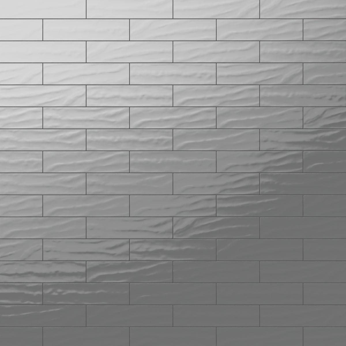Palmer 6 x 24 Glossy Porcelain Tile in Storm