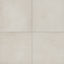 Sloane 24x24 matte porcelain tile in Pearl, showcasing a light neutral finish with delicate speckling, perfect for creating bright, open spaces.
